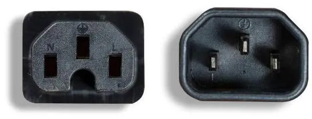 Alt view image 5 of 5 - cablelera ac extension power cord, iec320 c14 to iec320 c15, 14 awg, 15a, 250v (zwacdeae-03)