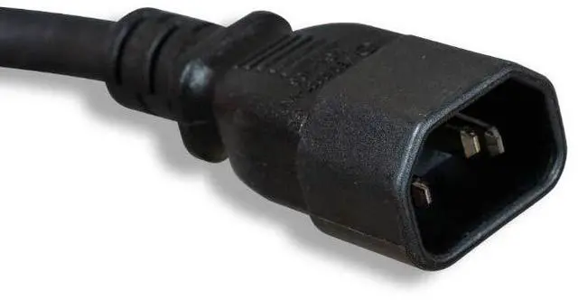 Alt view image 5 of 5 - cable leader 14 awg 15a 250v heavy duty power cord iec320 c14 to iec320 c19 (10 ft)