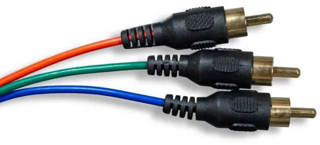 Alt view image 2 of 4 - CableLeader HD15 Male to RCA Male X 3 GOLD 10FT BLACK
