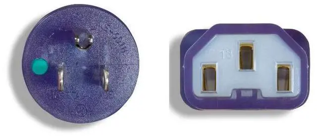 Alt view image 2 of 4 - Cable Leader Hospital Grade Power Cord 16 AWG 13A 125V NEMA 5-15P to IEC320 C13 (6 Feet)