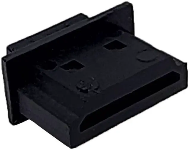 Main image of Cable Leader 50 PCS Plastiv Anti-Dust Dirt HDMI Female Dust Cover, Black Color