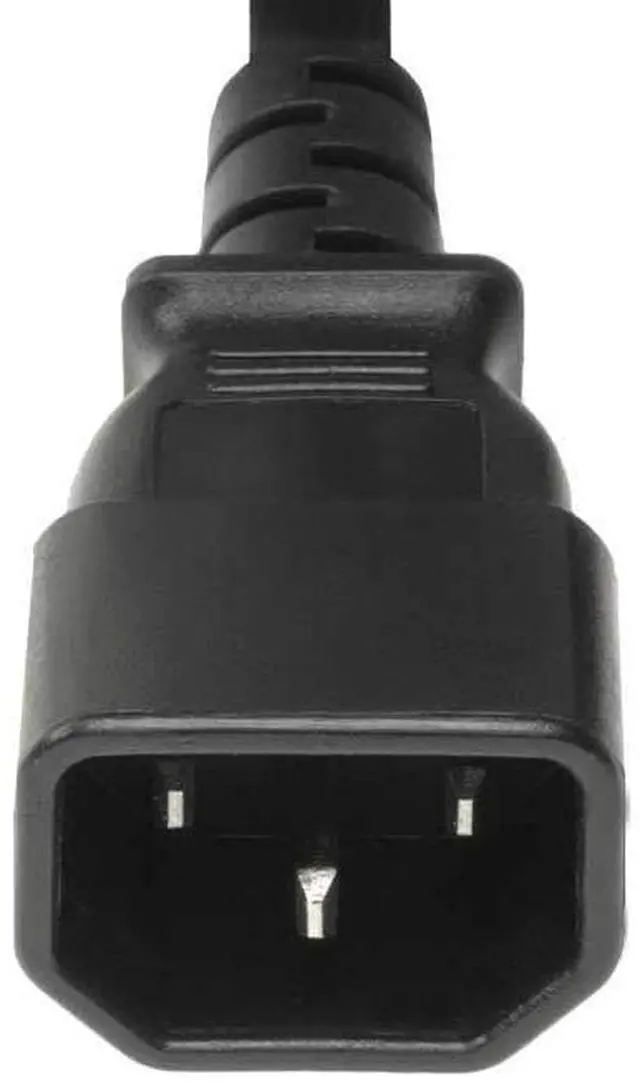Alt view image 6 of 8 - SF Cable 1 feet 18 AWG Monitor Power Adapter Cord NEMA 5-15R to IEC320 C14