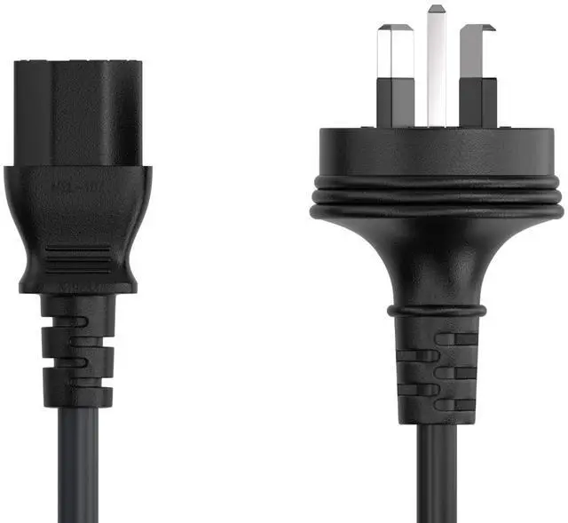 Alt view image 4 of 7 - cable leader 6ft 18 awg australia power cord (iec-320-c13 to as3112)
