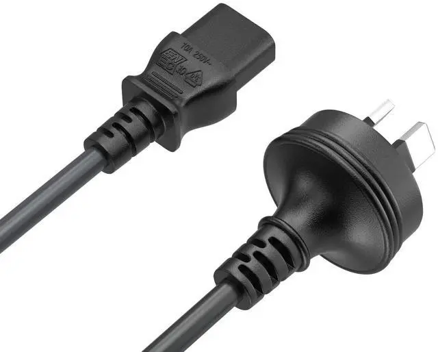 Alt view image 3 of 7 - cable leader 6ft 18 awg australia power cord (iec-320-c13 to as3112)
