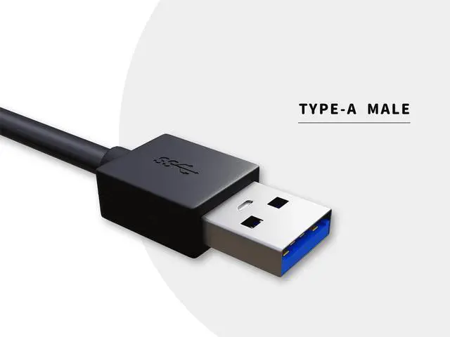 Alt view image 2 of 6 - Cable Leader 6.6ft (2m) USB C to USB A Cable 10Gbps, USB 3.2 Gen 2 Type C to Type A Data Cable Fast Charging Cord, Black - for SSD Enclosure, Android Auto, Samsung Galaxy Phone, Tablet & Laptop