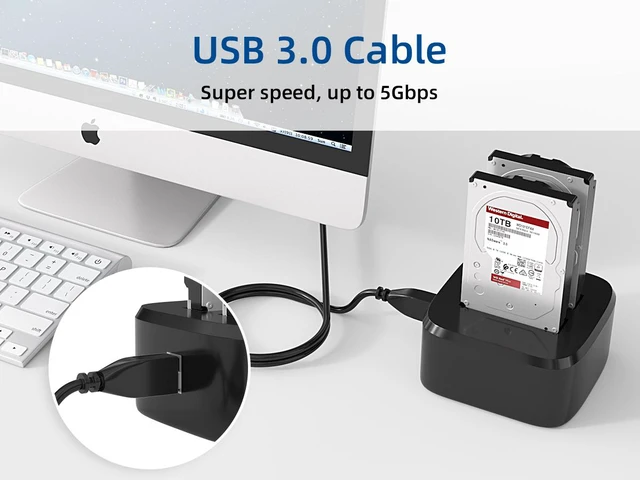 Alt view image 5 of 5 - Cable Leader 3ft USB 3.0 Printer Cable, SuperSpeed USB Type A Male to Type B Male Cord, 5Gbps, Black - USB A to B Cable for Printer, Scanner, Docking Station & External Hard Drive Enclosure