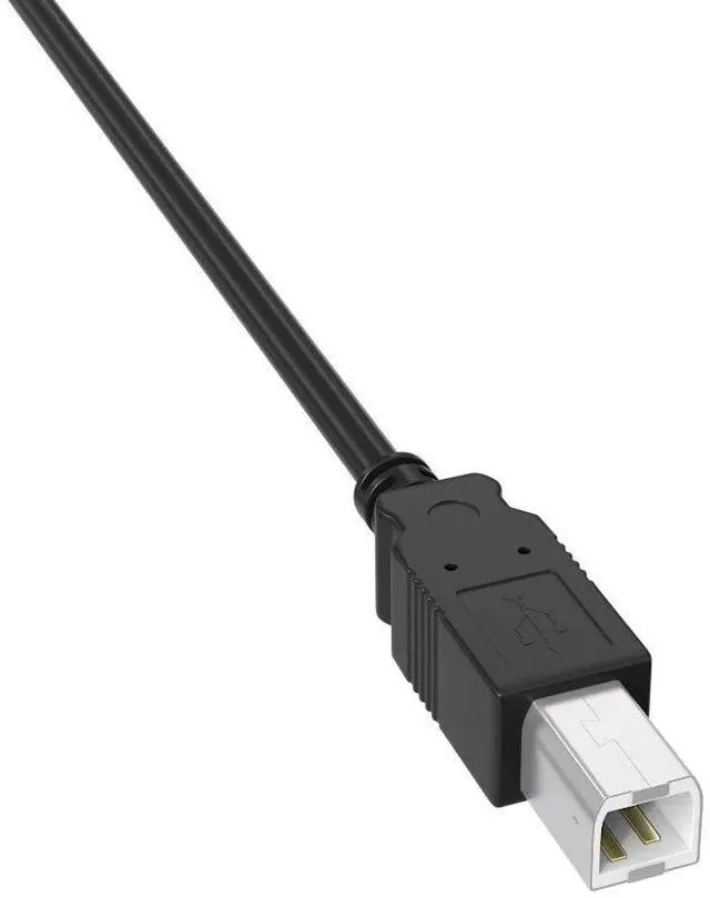 Alt view image 3 of 3 - Cable Leader 6ft USB C to USB B Printer Cable, USB 2.0 Type-C to Type-B Male Cord, 480Mbps Shielded, Black - Connect a USB-C Laptop to HP Canon Epson Brother Printer, Scanner or MIDI Keyboard