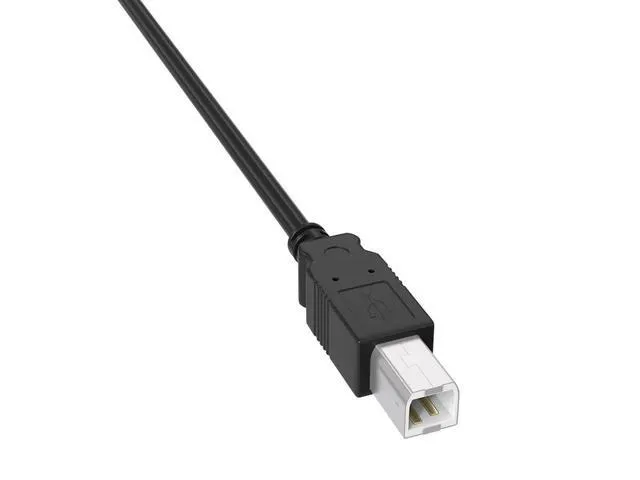 Alt view image 3 of 3 - Cable Leader 10ft USB C to USB B Printer Cable, USB 2.0 Type-C to Type-B Male Cord, 480Mbps Shielded, Black - Connect a USB-C Laptop to HP Canon Epson Brother Printer, Scanner or MIDI Keyboard