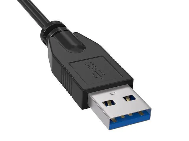 Alt view image 3 of 6 - Cable Leader 1ft USB 3.0 Extension Cable, SuperSpeed Type A Male to Female Extender Cord, 5Gbps, Black - for Webcam, Printer, Keyboard, Flash Drive, VR Headset & External Hard Drive