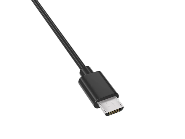 Alt view image 3 of 3 - Cable Leader 6.6ft (2m) USB C to Micro USB Cable, USB 2.0 Type-C to Micro B Male Charging and Sync Cord, 480Mbps, Black - Charge Micro USB Devices from a USB-C Laptop or Charger