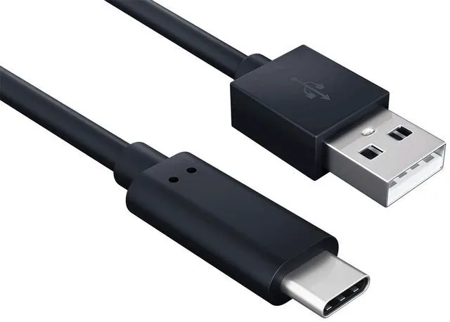Main image of Cable Leader 6.6ft (2m) USB A to USB C Cable, USB 2.0 Type-A to Type-C Charging and Sync Cord, 480Mbps 5V 3A, Black - for Samsung Galaxy, Google Pixel, Tablet & USB-C Devices