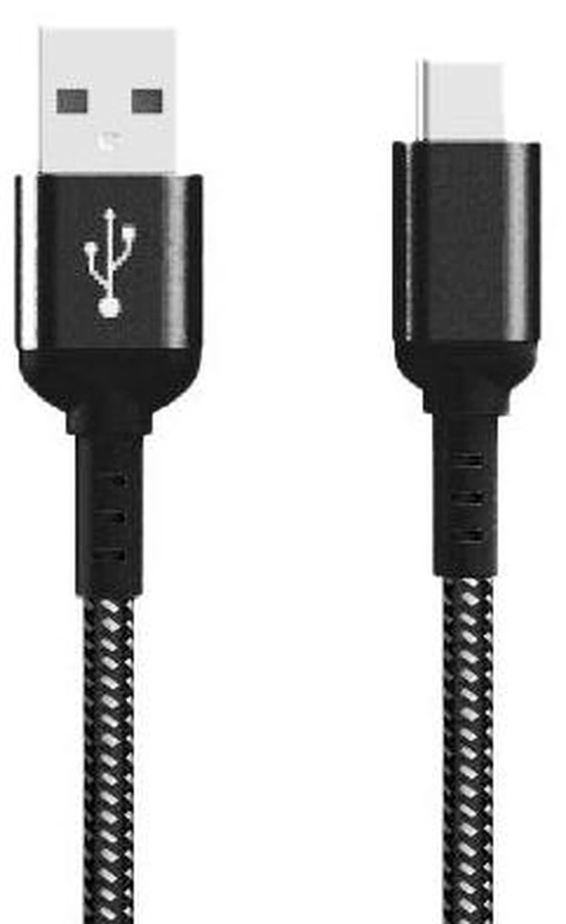 Alt view image 2 of 4 - Cable Leader 6.6ft (2m) USB A to USB C Cable, Nylon Braided USB 2.0 Type-A to Type-C Charging Cable, 480Mbps 3A Fast Charge, Black - for Samsung Galaxy, Google Pixel, Tablet & USB-C Devices