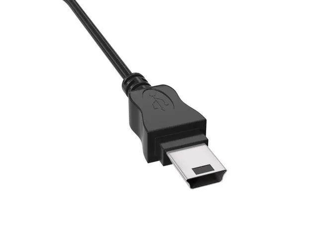 Alt view image 3 of 5 - Cable Leader 15ft Mini USB Cable, USB 2.0 Type A Male to Mini B 5-Pin Male Cord, 480Mbps, Black - for Dash Cam, GPS, Digital Camera, PS3 Controller & MP3 Player