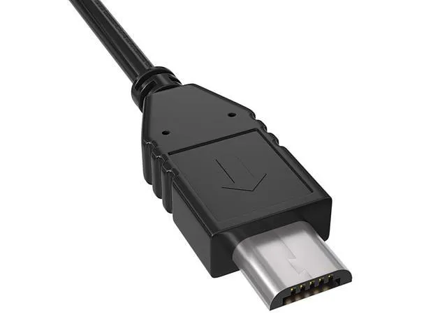 Alt view image 2 of 5 - Cable Leader 0.5 ft Micro USB Cable, USB 2.0 Type A Male to Micro B Male Charging and Data Cord, 480Mbps, Black - for Android Phone, Tablet, Camera, Power Bank & Bluetooth Speaker