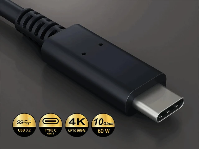 Alt view image 2 of 5 - Cable Leader 1.6ft (0.5m) USB C to USB C Cable 10Gbps, USB 3.2 Gen 2 Type-C Data Cable, 60W PD Fast Charging, E-Marker, 4K Video, Black - for MacBook, iPhone, iPad, Samsung Galaxy & SSD