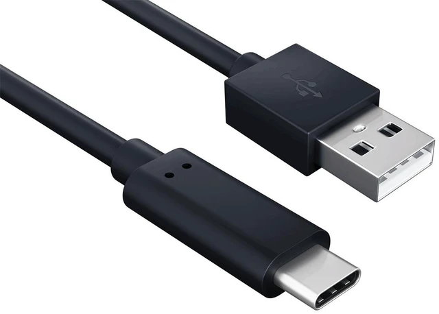 Main image of Cable Leader 4.9ft (1.5m) USB A to USB C Cable, USB 2.0 Type-A to Type-C Charging and Sync Cord, 480Mbps 5V 3A, Black - for Samsung Galaxy, Google Pixel, Tablet & USB-C Devices