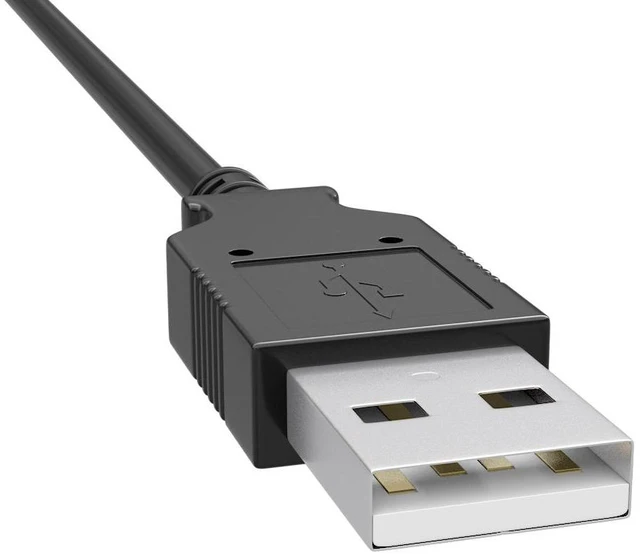 Alt view image 2 of 5 - Cable Leader 2ft USB Panel Mount Extension Cable, USB 2.0 Type A Male to Female Cord with Mounting Flange and Screws, 480Mbps, Black - for Enclosure, Dashboard, Cabinet & Server Rack
