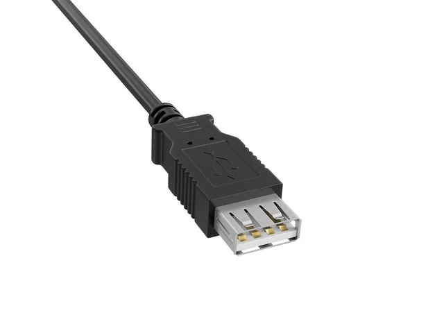 Alt view image 2 of 3 - Cable Leader 15ft USB Extension Cable, USB 2.0 Type A Male to Female Extender Cord, 480Mbps, Black - for Webcam, Printer, Keyboard, Mouse, Flash Drive & Wireless Receiver