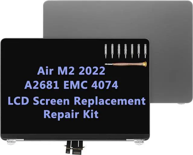 Main image of NUOLAISUN Screen Replacement 13.6" for MacBook Air M2 2022 A2681 EMC 4074 LCD Screen Display Complete Top Assembly (Space Gray)