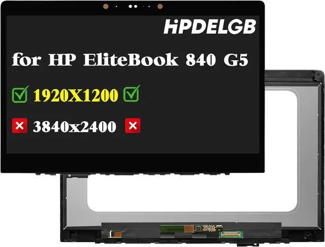 Main image of Replacement for HP EliteBook 840 G5 L18313-001 LCD Touch Screen Digitizer Assembly Replacement 1920x1080 30pin LCD Display