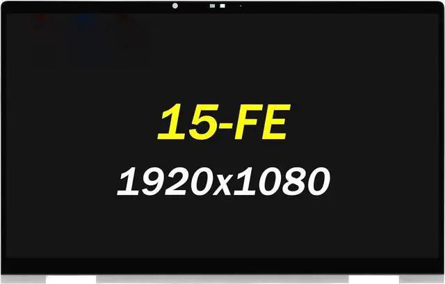 Main image of Screen Replacement 15.6" for HP Envy x360 2-in-1 15-fe 15-fe0000 15-fe0xxx 15-fe0023dx 15-fe0013dx 15-fe0053dx 15-fe0097nr 1920x1080 LED LCD Touch Screen Display (Non-OLED Type Silver Bezel)
