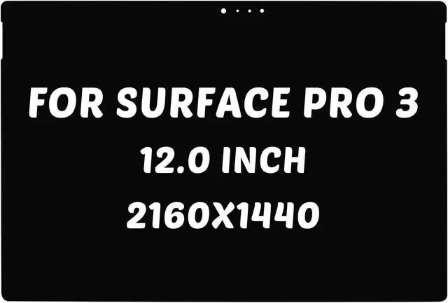 Main image of Replacement for Microsoft Surface Pro 3 1631 LCD Screen for Surface Pro 3 Display LTL120QL01-003 Digitizer TOM12H20 2160x1440 12.0 inch LED Screen Digitizer Panel(Not Surface RT3)