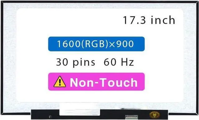 Main image of GBOLE 17.3" Screen Replacement NT173WDM-N23 for Lenovo Ideapad 3 17ALC6 17ARE05 17IAU7 17IIL05 17IML05 17ITL6 17ABA7 81W5 81WC 81WF 82H9 82KV 82RQ 82RL LCD Display Panel (HD+1600(RGB)×900 Non-Touch)