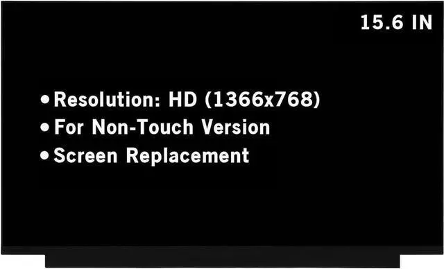 Main image of GBOLE 15.6" Screen Replacement for HP 15-dy2062la 15-dy2064la Non-Touch LCD 30Pin LED Display HD 1366x768