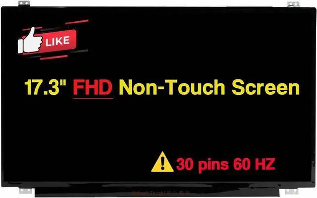 Main image of GBOLE Replacement for HP Omen 936915-001 17.3" FHD 1920 * 1080 Non-Touch Screen LCD Display Panel (30 pins 60 HZ)