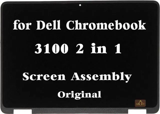 Main image of GBOLE Original New Screen Replacement for Dell Chromebook 11 3100 2 in 1 LCD Touch Screen with Bezel Digitizer Assembly 9MH3J 11.6 inch HD 1366x768