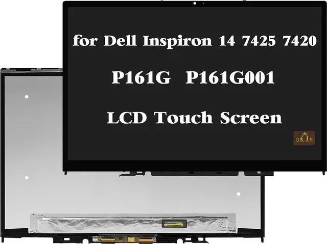 Main image of GBOLE Screen Replacement for Dell Inspiron 14 7425 7420 2-in-1 P161G 14.0" WUXGA 1920x1200 IPS LCD Screen Touch Display Digitizer Assembly