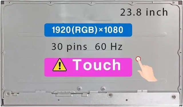 Main image of GBOLE 23.8" LCD Touch Screen Replacement LM238WF5-SSA1 LM238WF5 (SS) (A1) for Dell OptiPlex 7490 30 pin FHD 1920 * 1080 Display Panel