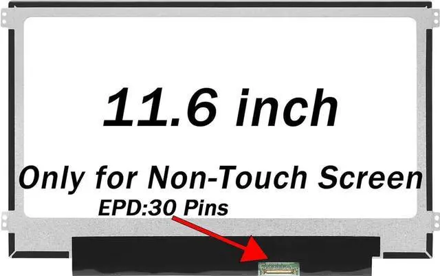 Main image of Screen Replacement 11.6" for HP Stream 11 Pro G4 EE L02782-001 1366X768 30 PIN LCD LED Screen Display Panel(Only for Non-Touch Screen)