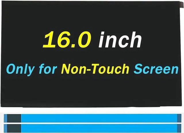 Main image of GBOLE 16.0" Replacement for ASUS ROG Zephyrus G16 GU603HE 165HZ 40Pins 2560X1600 LCD LED Laptop Display Digitizer Panel (Only for Non-Touch Screen)