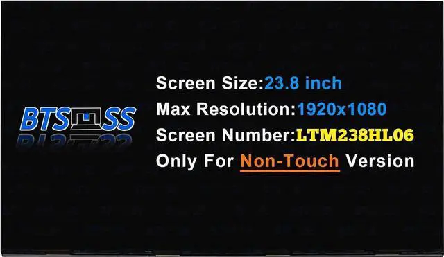 Main image of Replacement Genuine for Lenovo ThinkCentre M920z All in One 23.8" FHD Non-Touch LCD Panel 01AG968