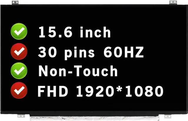 Main image of 15.6" for ASUS VIVOBOOK X510UF FHD 1920 * 1080 30 pins LCD Non-Touch Screen Replacement Display Panel (Not for HD)