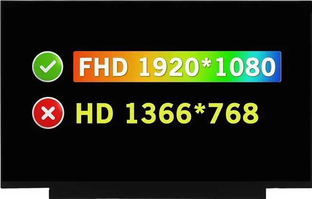 Main image of GBOLE 14.0 Inches New Screen Replacement for HP 14S-EF1003TU FHD 1920×1080 30 Pins LCD Non-Touch Screen Display Panel