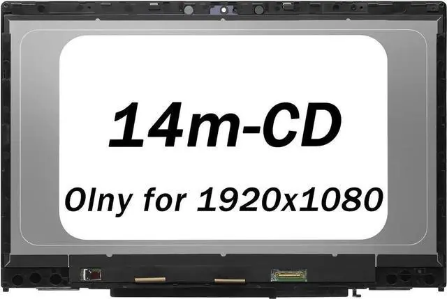 Alt view image 4 of 4 - GBOLE Original Screen Replacement 14" for HP Pavilion x360 14-cd1042nr 14-cd1066nr 14-cd1075nr 14-cd1025cl 14-cd1021la 14-cd0013la 30 Pins (1920X1080) LCD Display Touch Assembly Bezel with