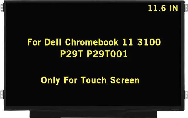 Main image of GBOLE for Dell Chromebook 11 3100 P29T LCD Touch Screen Replacement Display Panel (Side Brackets)