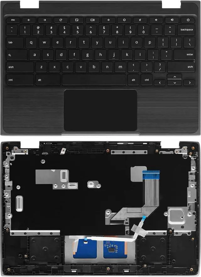 Main image of 5CB0Z21474 Replacement Upper Case Palmrest for Lenovo 100e Chromebook 2nd AST 82CD Keyboard Touchpad Assembly