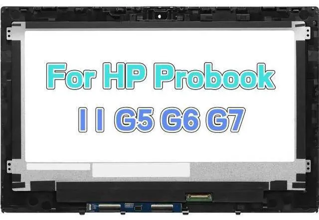 Main image of GBOLE NT116WHM-N11 Screen Replacement for HP ProBook x360 11 G5 EE G6 EE G7 EE11.6" HD 1366x768 LED LCD Display Digitizer Touch Screen