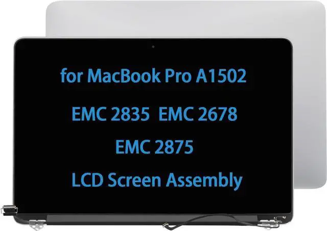 Main image of 13" Screen Replacement for MacBook Pro A1502 EMC 2835 EMC 2678 EMC 2875 Late 2013 Mid 2014 Early 2015 Retina Display LCD Screen Complete Full Top Assembly Kit