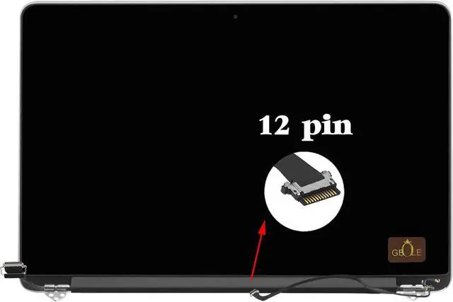 Alt view image 3 of 4 - Screen Replacement for MacBook Pro A1502 Late 2013 Mid 2014 Early 2015 EMC 2835 EMC 2678 EMC 2875 661-8153 Full LCD Screen Assembly Display