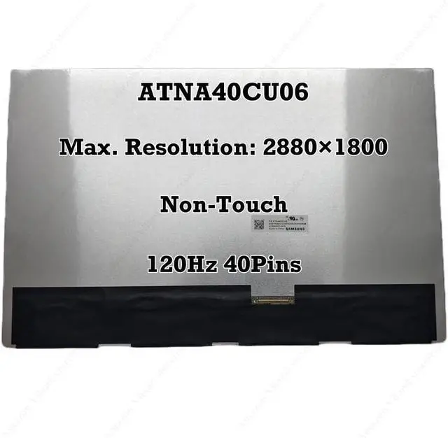 Main image of GBOLE 14" New for ASUS Zenbook 14 OLED UX3405MA UX3405CA UX3405CA-PS99T Q415 Q425 Q425M Q425MA Series Laptop LCD Non-Touch Screen Display Panel Replacement 2880×1800 (2.8K Non-Touch LCD Screen)