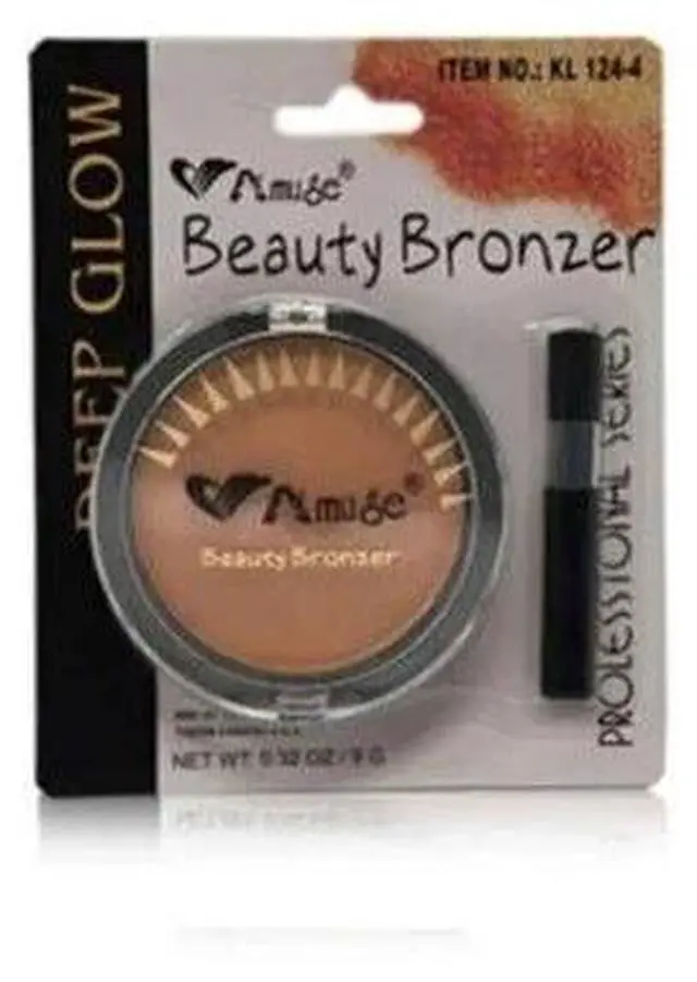 Alt view image 2 of 3 - Bronzer Amuse Cosmetics Professional Series Beauty Bronzer with Applicator Brush