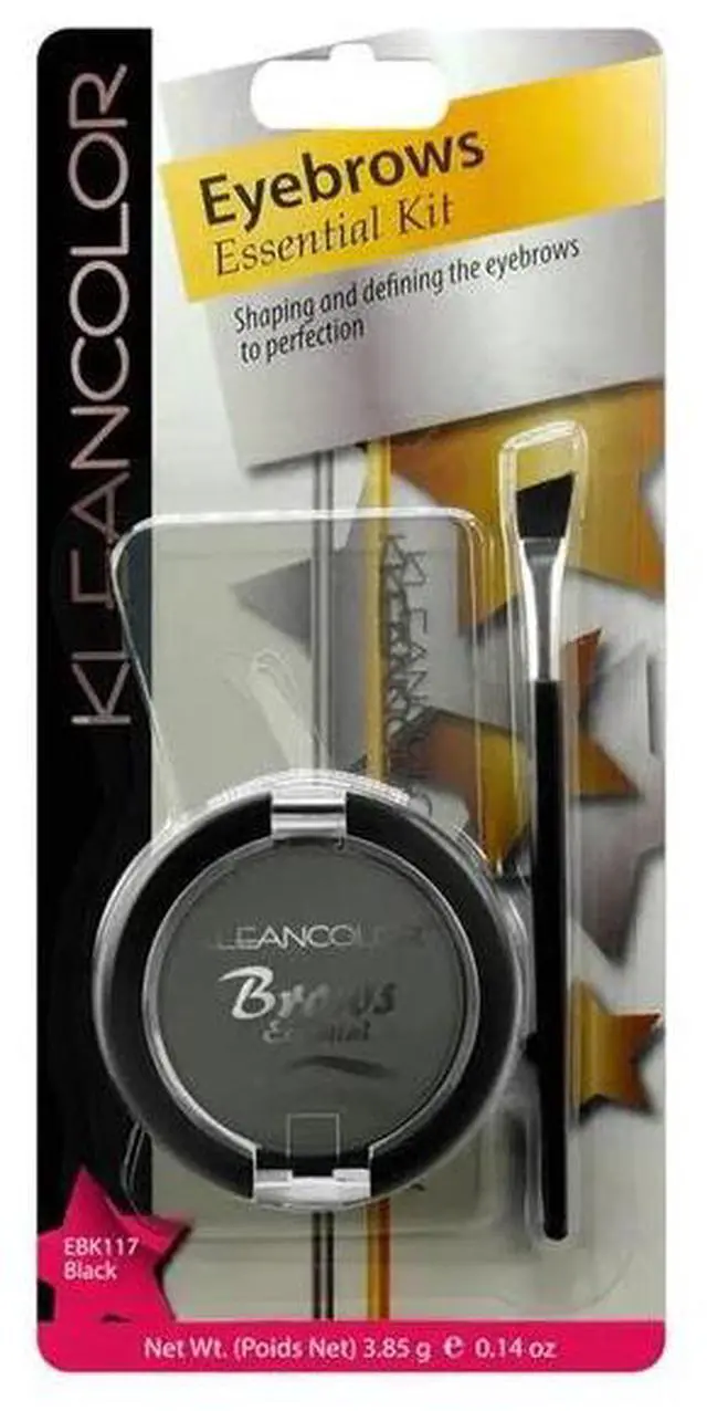 Alt view image 2 of 2 - Eyebrown Kit KleanColor Eyebrow Kit in Black 2Pk