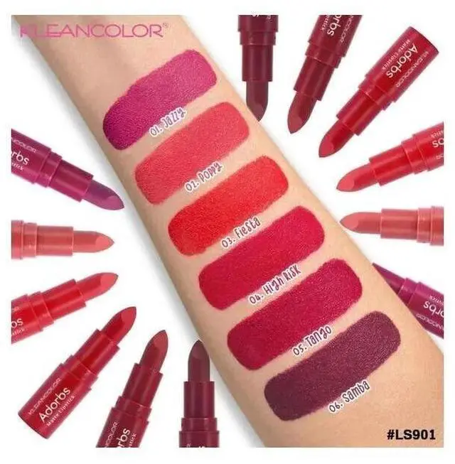 Main image of Kleancolor Absorbs Matte Lipstick LS901-01 Jazzy 2 Pack