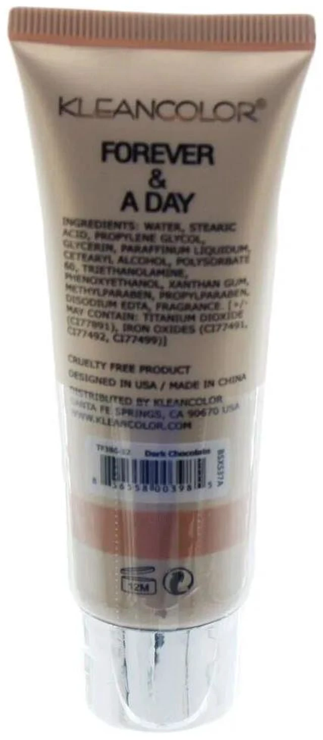 Alt view image 3 of 3 - KLEANCOLOR Forever & A Day Matte Full Coverage Dark Chocolate 2 Pack