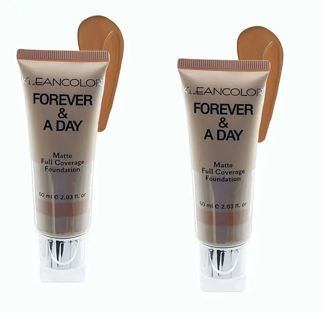 Main image of KLEANCOLOR Forever & A Day Matte Full Coverage Mahogany 2 Pack 2.03 fl oz