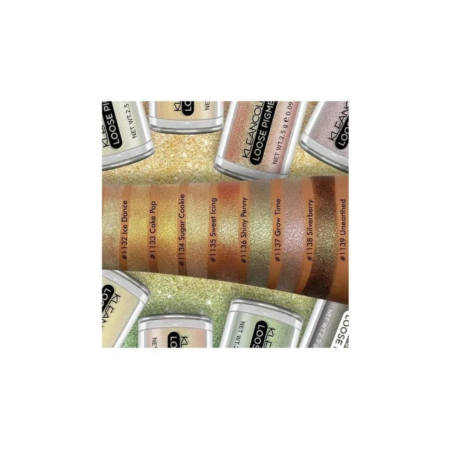 Alt view image 2 of 2 - KleanColor Loose Pigment Metallic Shimmer Eye Shadow #1135 Swet Icing 2 Pcs